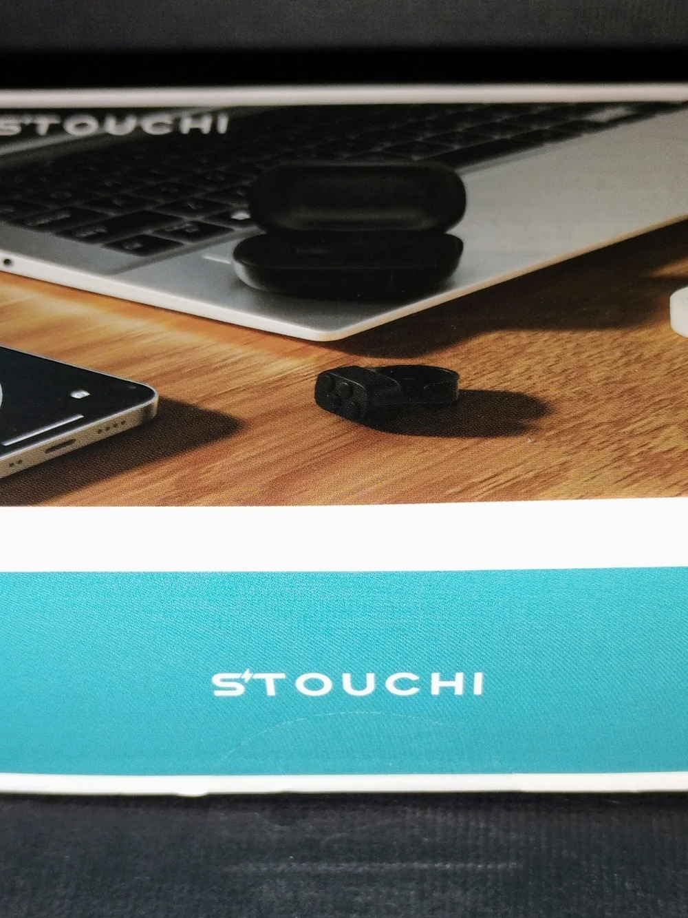 Black Smart Wearable Ring Remote for Phones
